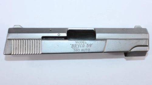 Bryco Model 59: .380 Slide Housing: Nickel