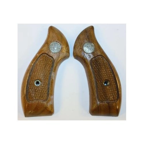 Smith & Wesson Model 60 Stock Set: Factory Checkered